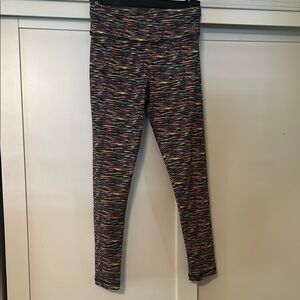 Justice Colorful Striped Kids Leggings